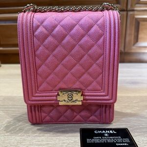 Chanel north south boy bag